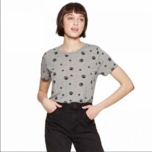 NWT Modern Luv Paw Print Tee